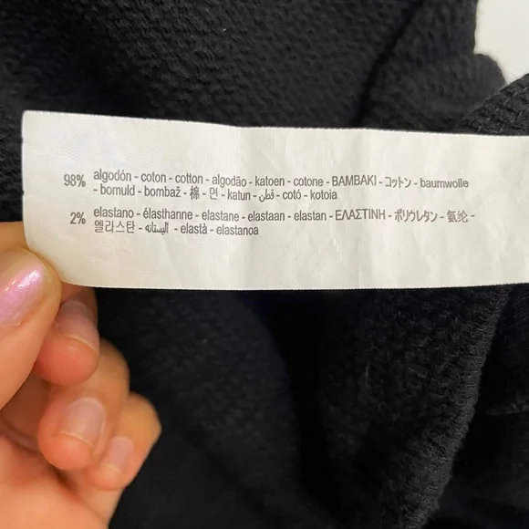 NWOT ZARA BLACK TEXTURED TUBE MIDI DRESS - Picture 5 of 7